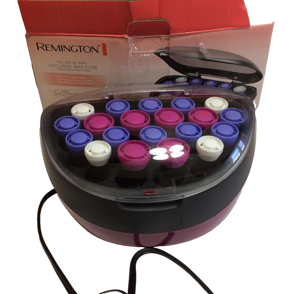 Remington Ionic Conditioning H5600 20 Velvety Rollers 18 J-Clip Wax Core Tested - Picture 1 of 9
